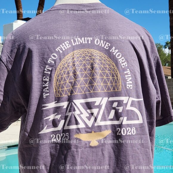 Eagles Sphere Shirt / Live at Sphere Residency Las Vegas /Purple Skull - Picture 2 of 5